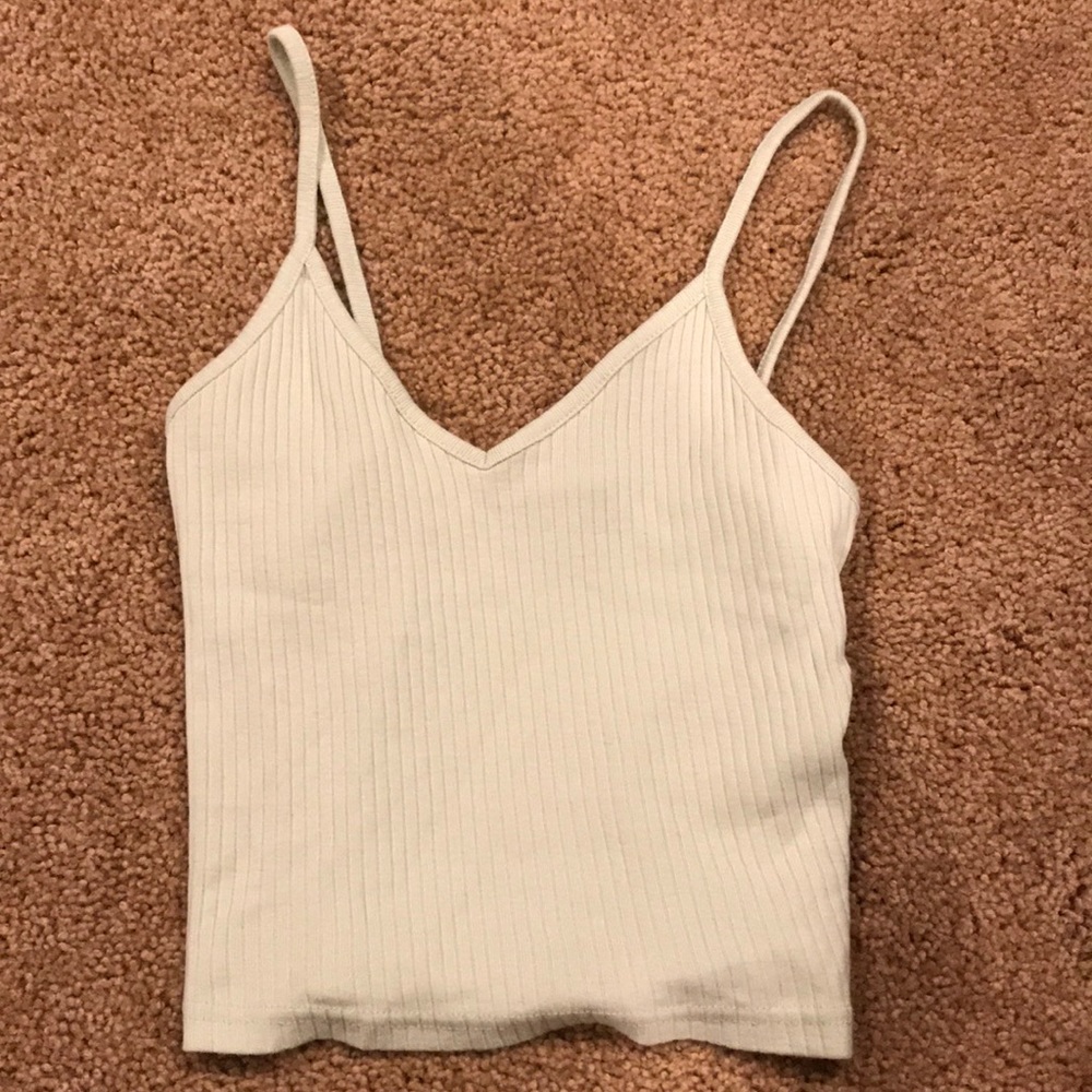 Ribbed crop tank